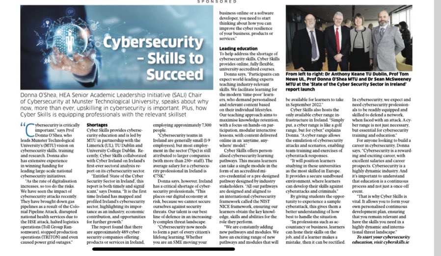 Cybersecurity - Skills to succeed